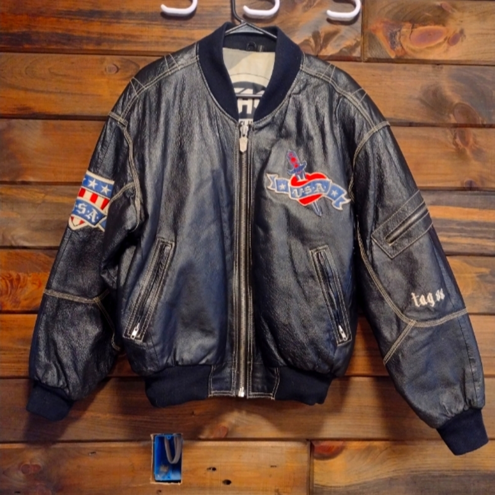 Vintage leather jacket